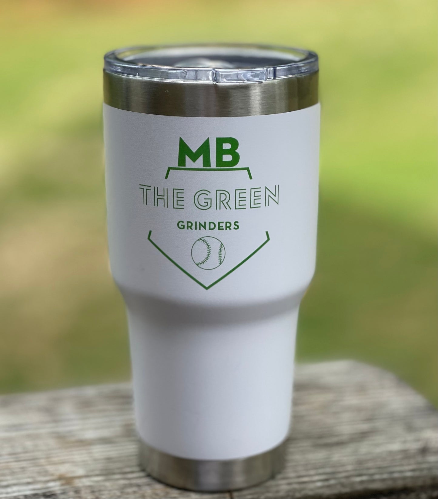 30oz Grinder Tumbler - White