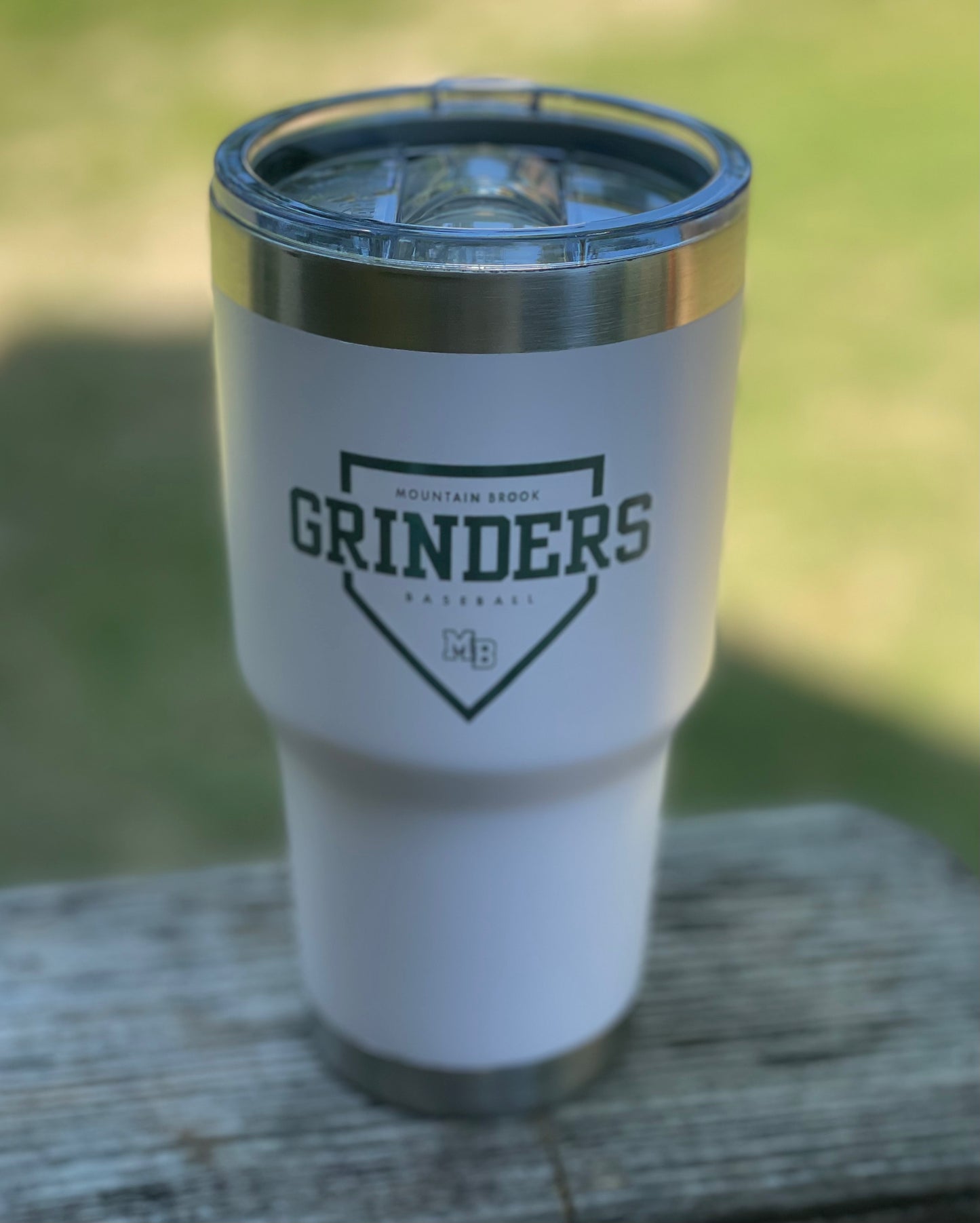 30oz Grinder Tumbler - White