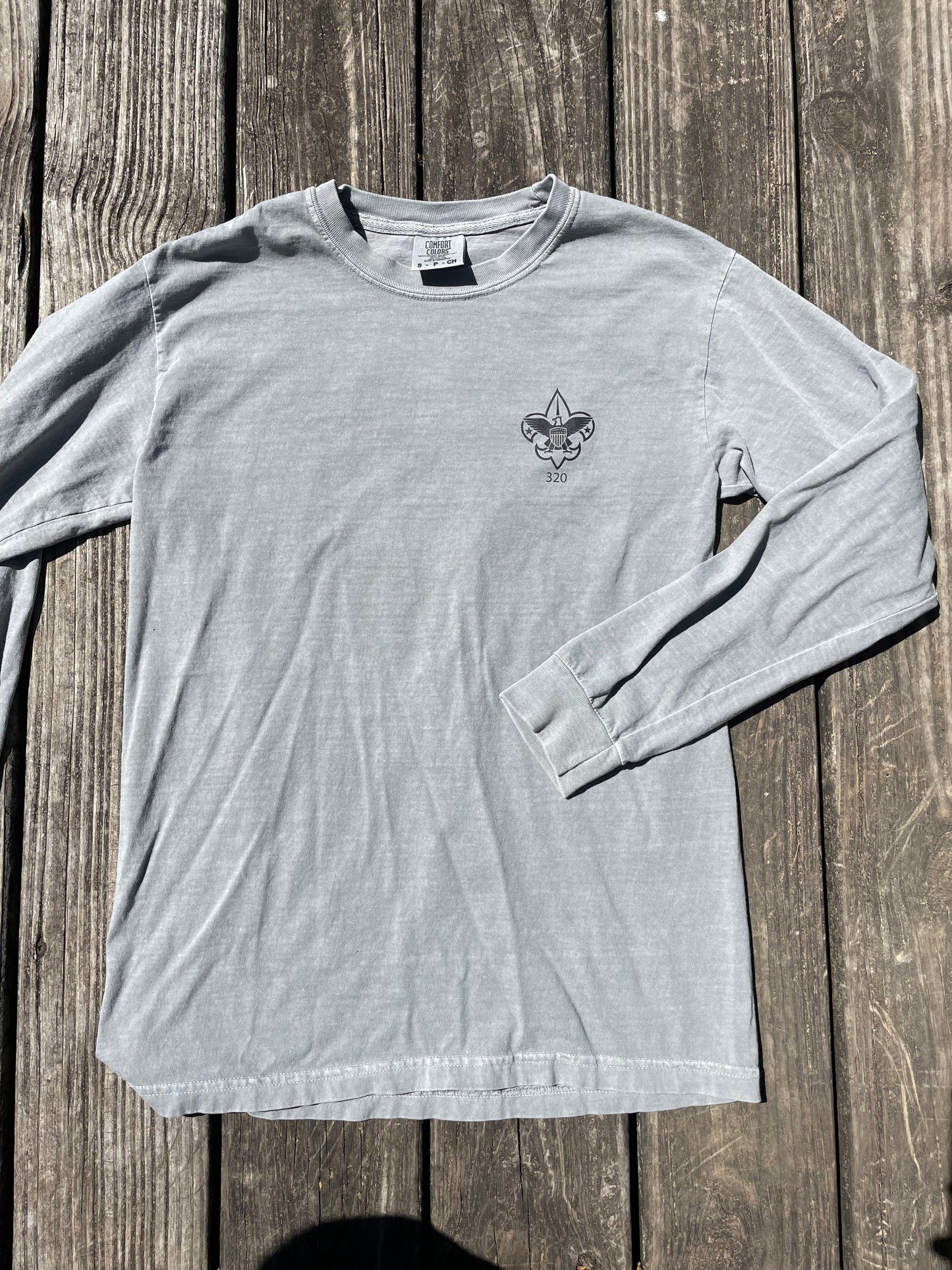 Troop 320- The Rock Climber Patent T-shirt - Long Sleeve