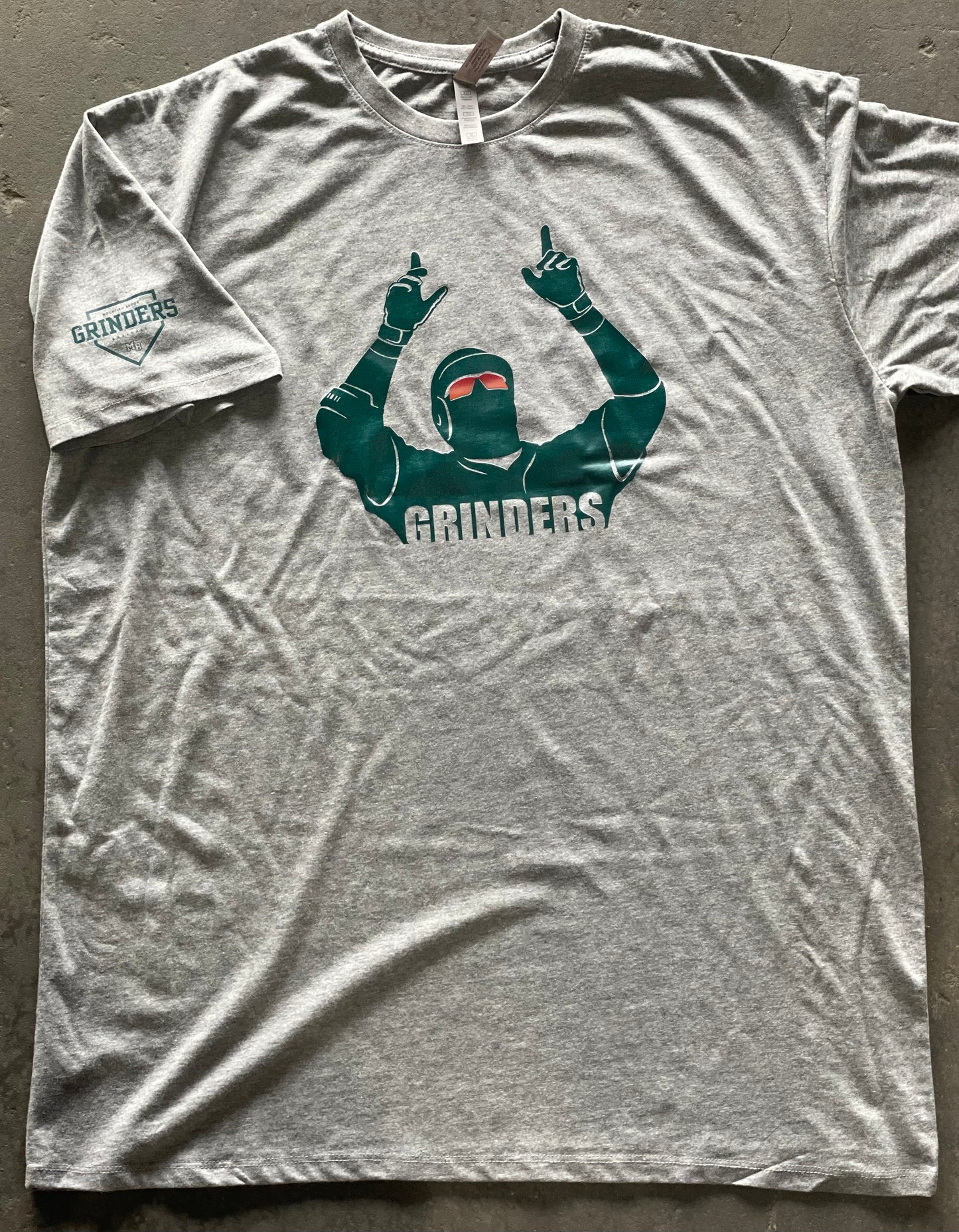 Grinders Home Run Fingers T-shirt