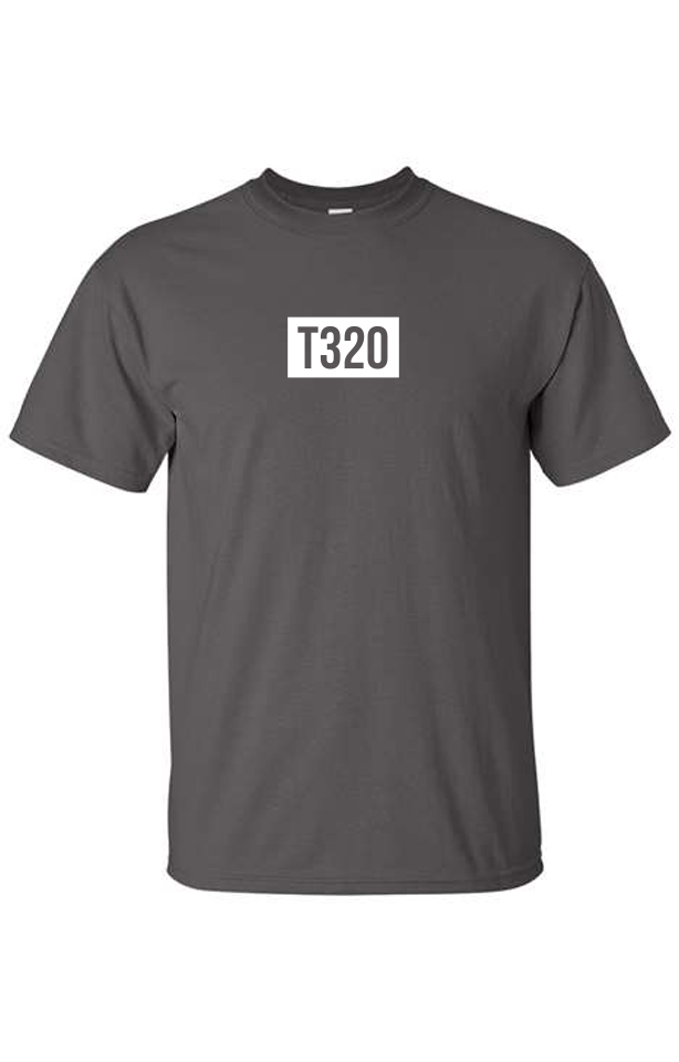Troop 320 Activity Uniform T-shirt, Grey performance t-shirt, T320 on front chest, moisture wicking, odor resistant