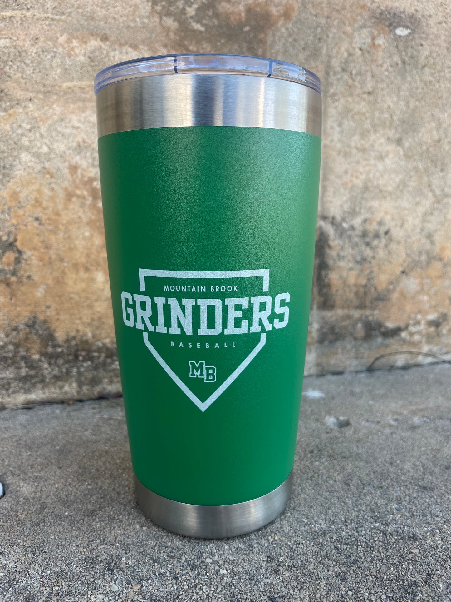 20oz Grinder Tumbler 2.0 - Green & Grey