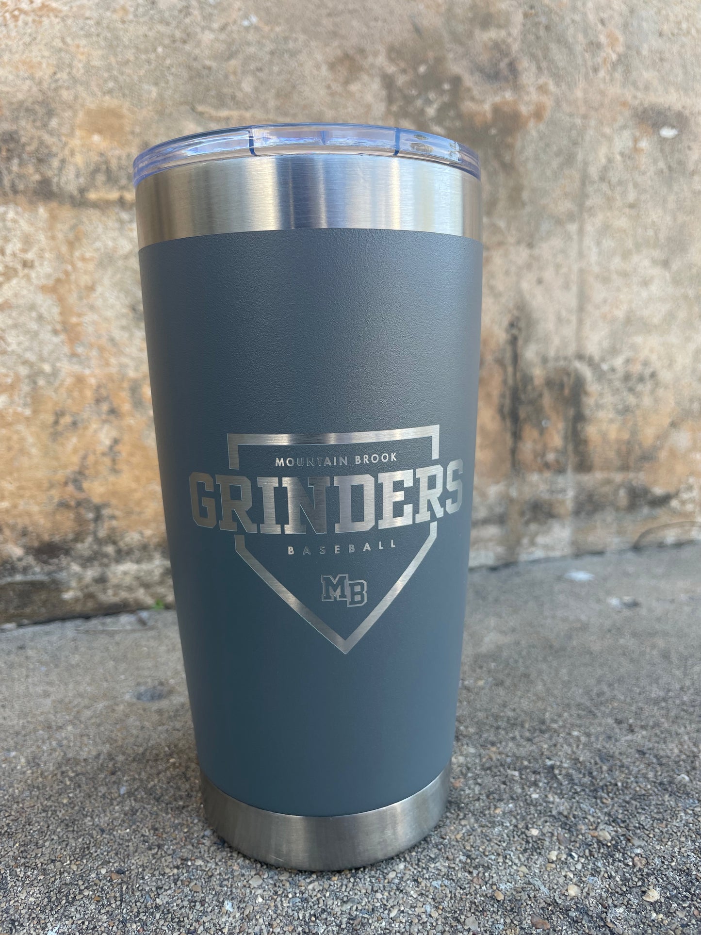 20oz Grinder Tumbler 2.0 - Green & Grey